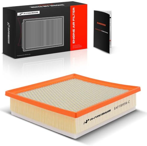 A-Premium Engine Air Filter Compatible with Toyota Models - Sequoia 2014-2022, Tacoma 2016-2023, Tundra 2013-2021, 3.5L 4.0L 4.6L 5.7L, Replace# 17801-0P100