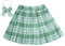 Maeau Jupe Plissée Écossaise Enfant Fille Jupe à Carreaux Courte Mini Kilt Tartan Jupe Évasée École de Ecoliere Patineuse Tennis Collège et Jupes-Shorts Coton Taille Elastique Vert 6-7 Ans 130