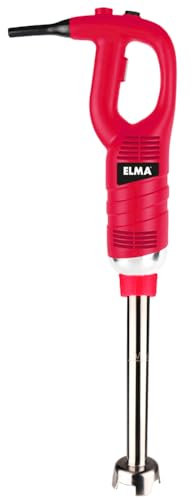 ELMA Mixeur professionnel avec pied mixeur en acier inoxydable de (25, 30 Y 40 cm) et vitesse réglable (25cm)