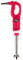 ELMA Batidora de Mano Profesional, Brazo Triturador de Acero Inoxidable de 25 cm | Motor Potente de 450W, Velocidad Variable, Ideal para Hostelería y Cocinas Industriales, Color Rojo