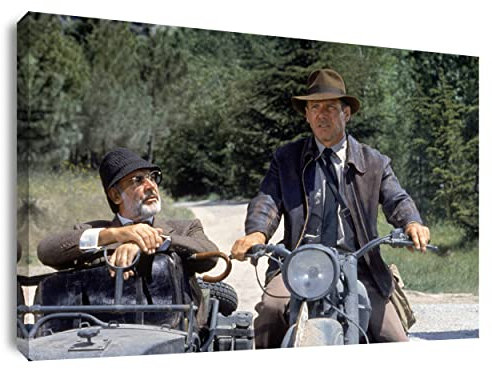 Artis Prints Leinwandbild Indiana Jones und der letzte Kreuzzug, Fanartikel, Klein bis XXL, Inneneinrichtung - Wohnzimmer - Wohnung, Dekoration