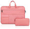 jooeer 14 Inch Laptop Sleeve Case for Chromebook Notebook 14, Slim Waterproof Computer Carrying Bag Protective Padded Cover with Handle Multiple Pocket Accessories Pouch for Women Men, Pink