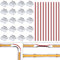 BENLUIN 2 Polig 8mm LED Streifen Verbinder 20 Stück Multifunktional Strip zu Strip und Strip zu Kabel Verbindungsstücke mit 10pcs 15cm Verbindungskabel für ohne Löten 12V 24V COB SMD LED Band Strip