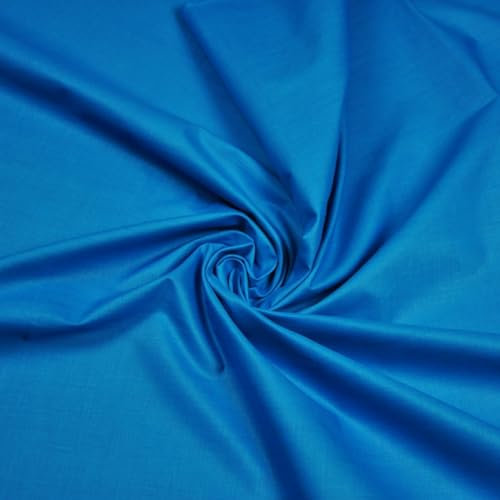 Textrend Baumwollstoff Stoffe Meterware - Stoff zum Nähen - 100% Baumwolle - Weiches Antiallergisches Material - Textilien 1x1.6m - Stoffe Meterware (Dunkles Türkis)