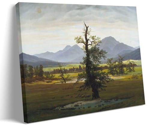 Caspar David Friedrich Malerwerke, Poster, Heimdekoration, Wandkunst, zum Aufhängen, Bild, Druck, Schlafzimmer, dekorative Gemälde, Raum, ästhetisch, 50 x 75 cm
