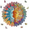GLOBLELAND 200 Stück Sonne Und Mond Holzpuzzles Für Erwachsene 27.7x27.7 cm/11x11 Zoll Tierpuzzles Holz Erwachsene Bunte Puzzles Geschenke Zum Geburtstag