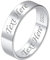 Suplight Ring Damen 925 Sterling Silber personalisiert Verlobungsring Ringbreite 5mm Größe 62 Hochzeitsringe Eheringe mit Gravur Engagement Ring Trauringe Ewigkeitsring Paar Ring
