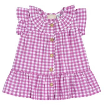 Chicco, Vestito Neonata, Vestito Rosa a Maniche Corte, in Morbido Cotone, Designed in Italy, Abbigliamento Neonata 0-24 Mesi, Idee Regalo Nascita