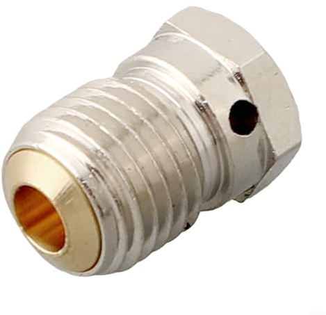 HPA Tankregler-Ventil, Berstscheibe, 1, 8 K, 3K, 5K, 6K, 7, 5 K, Messingmaterial, Druckluft-Sicherheitsschraube, Anti-Aufruhrblech, Schwarz/Silber (6000 psi)