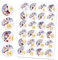Adventskalender Aufkleber 1-24, Adventskalender Aufkleber Set, Aufkleber Weihnachten Zahlen, Aufkleber für Adventskalender, Aufkleber Adventskalender Zahlen für Weihnachten Deko