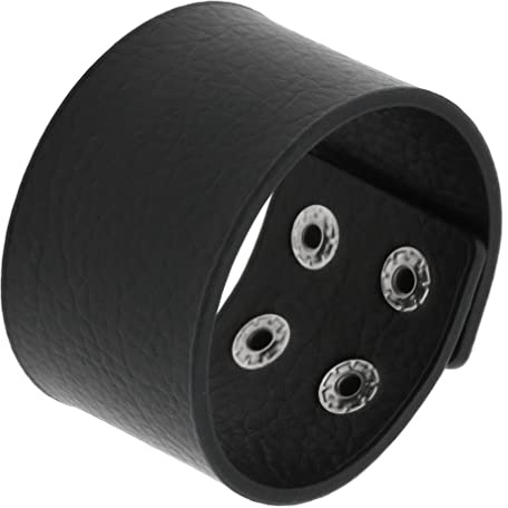 Bracciale Uomo Pelle,Braccialetto Da Polso Largo In Pelle Semplice E Personalizzato Intrecciato A Mano, Braccialetti Regolabili In Pelle Con Anello Alla Moda, Per Uomo E Donna