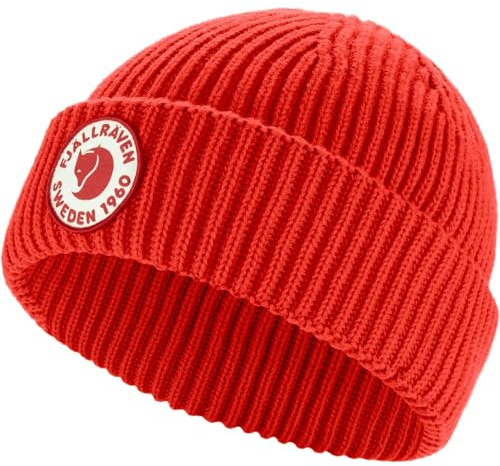 Fjällräven Unisex 1960 Lite Logo Hut, True Red, One Size