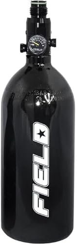 Genérico Field Botella HPA 0,8L/48ci, Regulador 3K PSI V3, Sistema de Aire Alta Presión para Airsoft y Paintball, Negro
