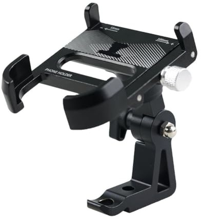 Koolenry Support de Téléphone à Vélo, Alliage D'Aluminium pour Différentes Tailles Appareils Idéal pour la Navigation par Vélo et Moto