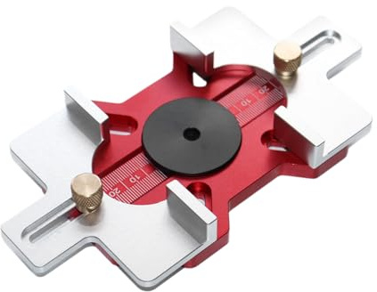 Wezalget Lose Zapfen,2-in-1 Nutfräs Vorrichtung Für Holzverarbeitung | Positioniervorrichtung Für Rundzinken Nutfräsung Radius Kantenfalz | Einfache Montage Für Türen & Schränke