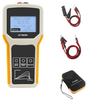 Multimètre MPPT for panneaux solaires 1600 W avec écran LCD, mesureur de tension et de courant en circuit ouvert Largement utilisé