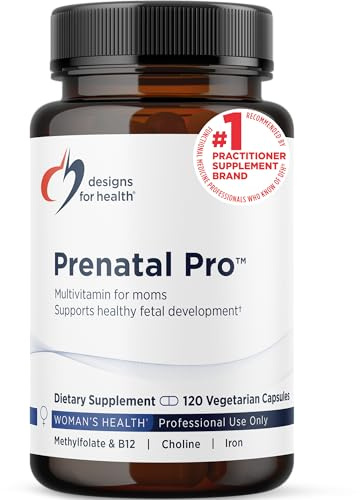 Designs for Health Prenatal Pro Methylated Multivitamin, 120 Capsules