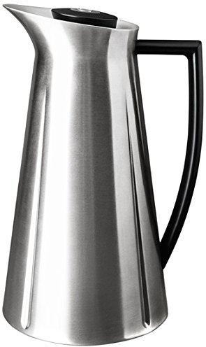 Rosendahl Isolierkanne 1,0 l Grand Cru klassisches Design Tastenfunktion, Stahl