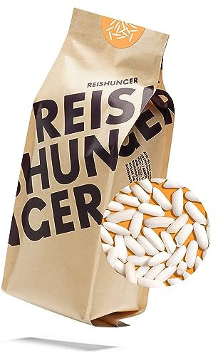 REISHUNGER Klebreis, Thailand (600g) Weißer Süß Reis – erhältlich in 600 g bis 9 kg