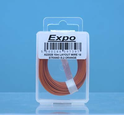 Expo 10m Layout Wire Orange # A22028