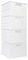 EHC 4 Drawer Storage Cabinet for Bedroom, Bathroom - White
