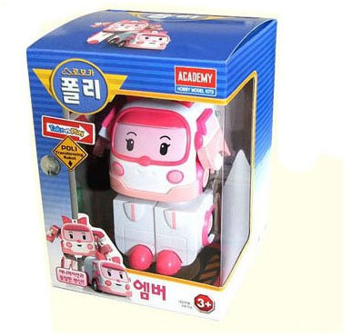Robocar Poli Robot transformateur jouet coréen - Ambre (ROPOLI02_Amber)