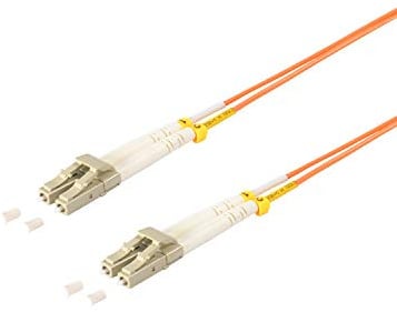 Kabelbude.eu LWL Glasfaser Duplex Patchkabel LC/LC OM2 50/125µm 2,00m