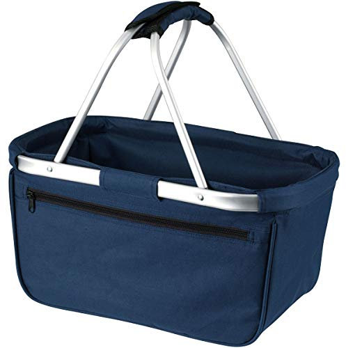 Einkaufskorb Korb Lunch Shopping Bag Faltbar Tasche, Farbe Blau