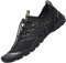 SAGUARO Badeschuhe Herren Wasserschuhe Damen Barfuss Schuhe Sport Schwimmschuhe Barfußschuhe Gegen Seeigel Aquaschuhe rutschfest Strandschuhe Leicht Neoprenschuhe Barfussschuhe Neu 1-Schwarz, Gr.40