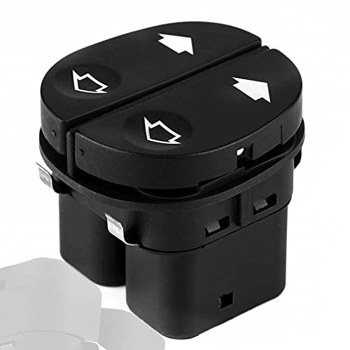 96fg14529bc+Interruptor de ventana Elevador de ventana Interruptor de control maestro eléctrico Accesorio de repuesto Botón de interruptor de control de ventana de energía del lado del pasajero par