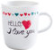 KAHLA 575335A50671C Pronto Happy Cups Becher 0,35 l I Love You hochwertiger Becher für Frauen und Männer mit Spruch und Motiv Valentinstag Geschenkidee Valentinstag Ich liebe dich unisex