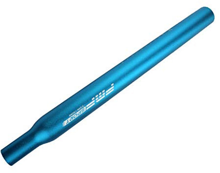 SM SunniMix Fahrrad Sattelstütze Sattelstange 350mm - Blau Ø 27,2