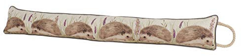 Carousel Home and Gifts Pretty Wildlife Hedgehog Fabric Door Draught Excluder - Animal Door Draught Cushion