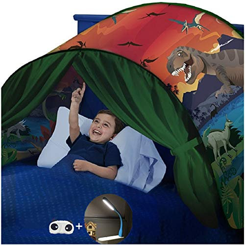 FLAYOR Structure de jeu pliable pour enfant - Tente de lit pop-up en polyester - Unisexe - Style amusant - Idéal pour la lecture - Compatible avec les lits superposés