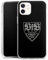Silikon Hülle kompatibel mit Apple iPhone 12 Case transparent Handyhülle Offizielles Lizenzprodukt VfB Stuttgart Bundesliga