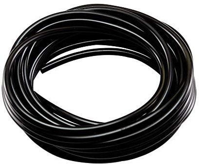 4mm Black Aquarium Air Line Tubing Hosing Pipe for Fish Tank Air Pump Stone (15 Metres)