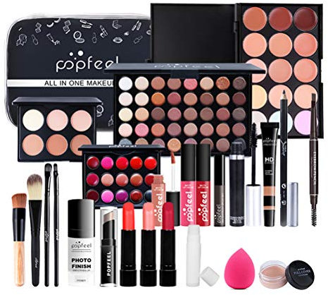 Vintagen Make-up Gift Set Cosmetics Makeup Palettes all in One Makeup Kit for Face Eyes And Lips