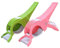Radhna Indian Traditional Compact, Portable, 2 in 1 Vegetable & Fruit Stainless Steel Multi Cutter with Attached Peeler Slicer Set (Combo of 2) - Fastest Delivery with DHL
