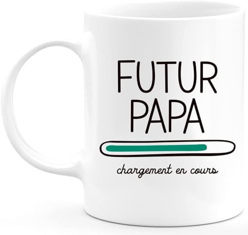 quotedazur - Mug Futur Papa 2025 - Blanc/Céramique