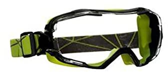 3M GG6001SGAF-GRN Full Vision Glasses with Anti-Fog, Anti-Scratch Protection, Lime Green, DIN EN, Multicoloured