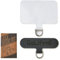 Golifyne Universal Handykette Halterung Patch | Phone Lanyard & Armband Strap Tether Tabs zum umhängen | Handyhalterung Pads für alle Smartphone/iPhone/Samsung/Huawei | Schwarz und Transparent