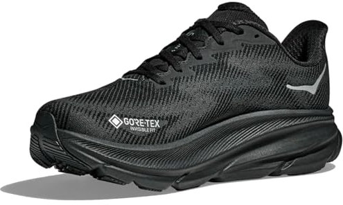 HOKA Sneaker da Donna W Clifton 9 GTX, Nero, 42 EU