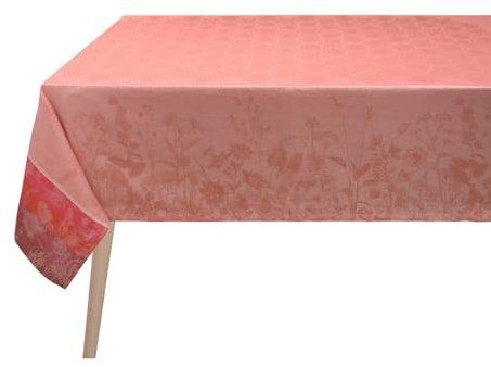 LE JACQUARD FRANÇAIS 28626 Tischdecke Instant Bucolique Cosmos 175x175 cm Leinen