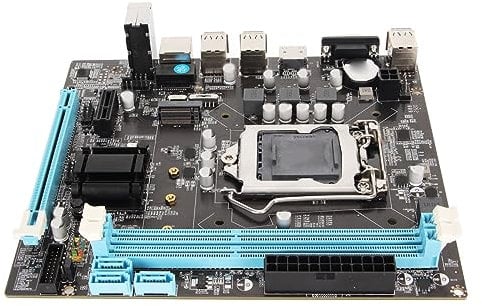 Placa Base Micro ATX, Ranura para CPU LGA 1155, DDR3 de Doble Canal, M.2 NVMe NGFF, Alimentación Trifásica, Salida HD VGA, Compatible con Pentium Celeron I3/i5/i7