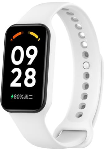 Tyogeephy Correa para Xiaomi smart Band 8 Active para Mujeres Hombres, Correas de Silicona Suave, Pulsera de Repuesto Deportiva para Redmi Band 2