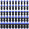 Raccordo a Pressione Pneumatico, Dujelixa kit di collegamento per Tubi con Raccordo Push-to-connect in Plastica, Tubo con Raccordo a Pressione (40pezzi: combinazione 4/6/8/10/12 mm)