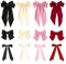 RETON 12 Stück Satin Haarschleifen, Große Haarschleifen Mädchen,Seide Satin Haarschleife Damen, Haarschleifen für Frauen Mädchen(3 Stile)