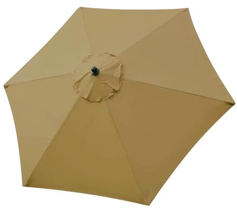 Reemplazo del Techo Tipo sombrilla, marquesina de poliéster para Exteriores, Patio portátil Toldo Lavable e Impermeable para Playa, Piscina, sombrillas, jardín, Camping, Parque Infantil, terraza