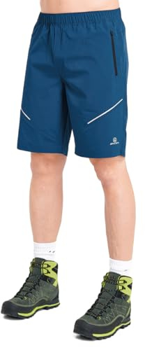 ATHL DPT. Herren Wandershorts/Kurze Funktionshose mit praktischen Taschen, kurz Pull-On Blau, Gr. 54