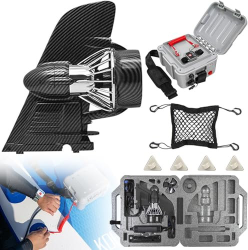 HNBYLMM Elektrische Paddleboard-Finne, Elektrisch motorisierte Finne, 288Wh Elektrische Finne Stand Up Paddleboard, Surfboard Elektrische Finne mit Fernbedienung, Geschwindigkeit 4-6 KM/H